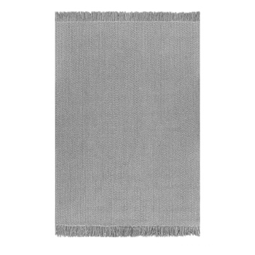 Gros tapis en laine gris pour le salon